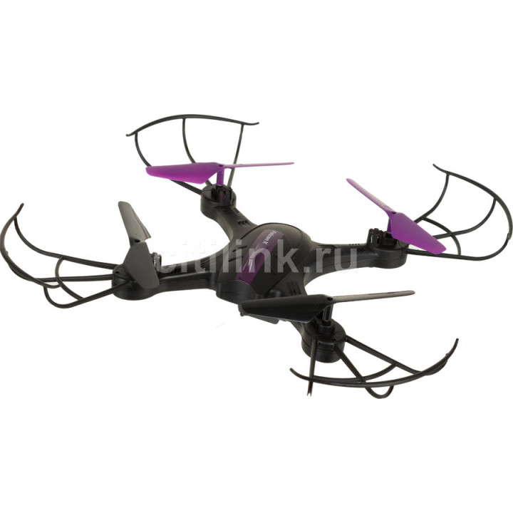 Квадрокоптер HIPER HQC-0003 Falcon X FPV с камерой,  черный