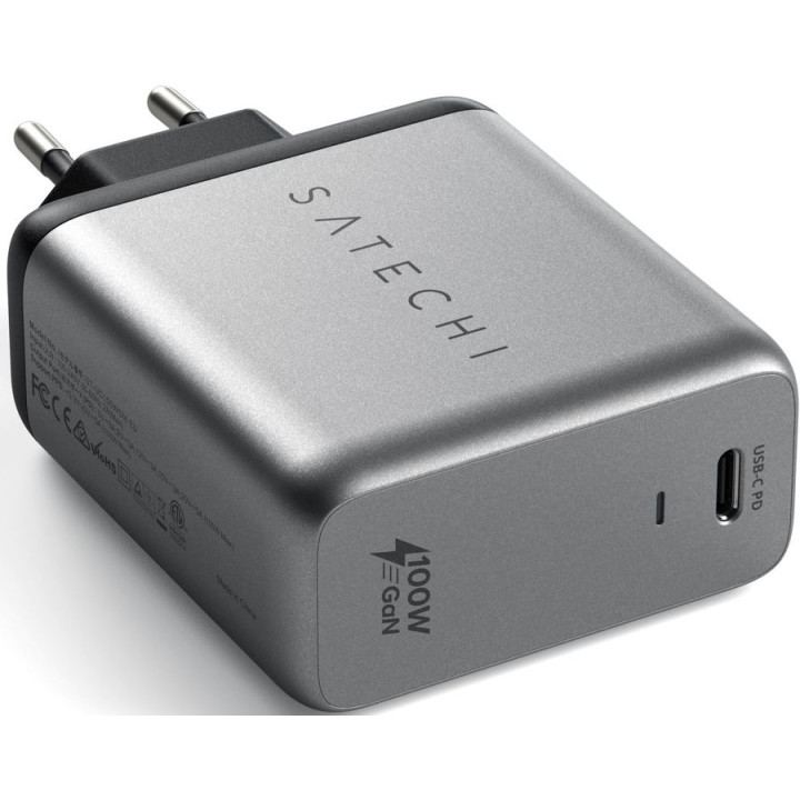 Сетевое зарядное устройство SATECHI Compact Charger,  серый