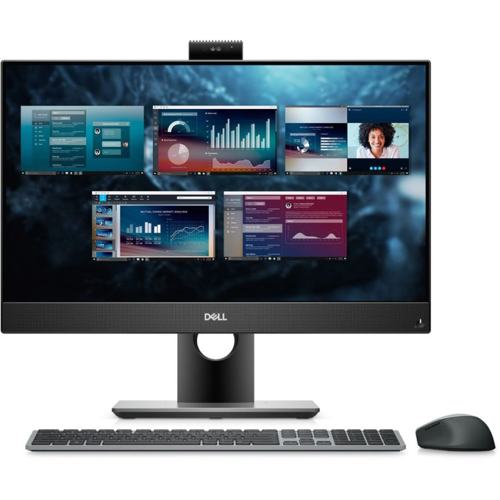 Моноблок DELL Optiplex 7490, 23.8", Intel Core i5 11500, 8ГБ, 512ГБ SSD,  Intel UHD Graphics 750, Windows 10 Professional, черный