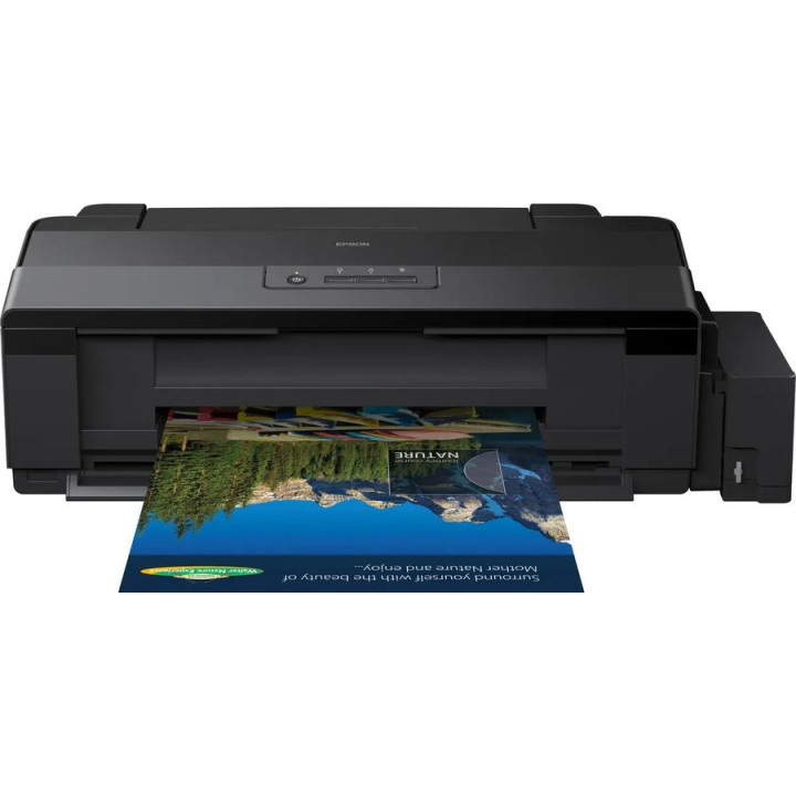 Принтер струйный Epson L1800 цветной, цвет черный