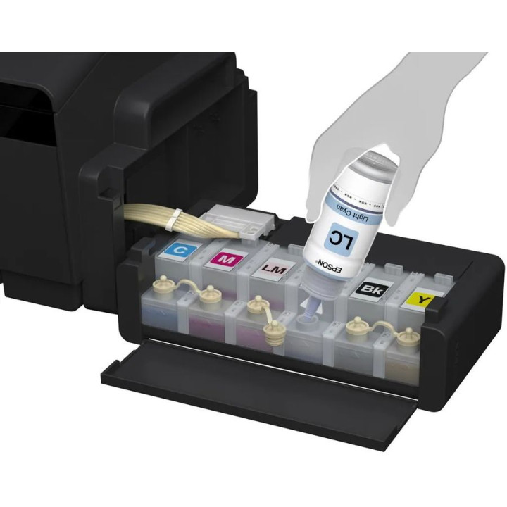 Принтер струйный Epson L1800 цветной, цвет черный