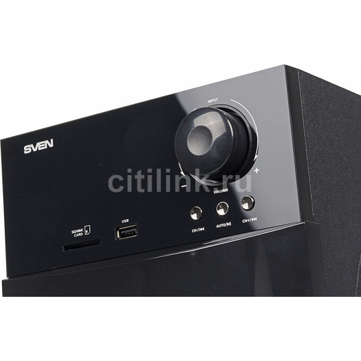 Колонки Sven HT-210,  5.1,  черный